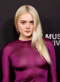 Charlotte Lawrence see through to nipples at Recording Academy Honors presented