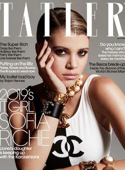 Sofia Richie sexy for Tatler magazine - April 2019